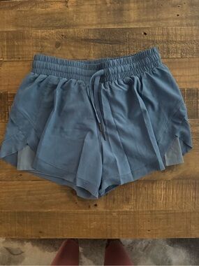HALARA Dusty Blue Layered Athletic Shorts
